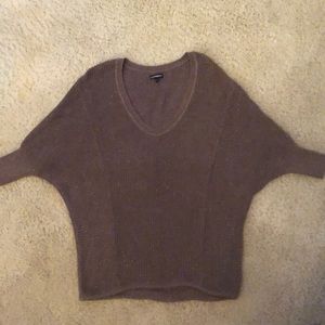 Express brown sparkle sweater S